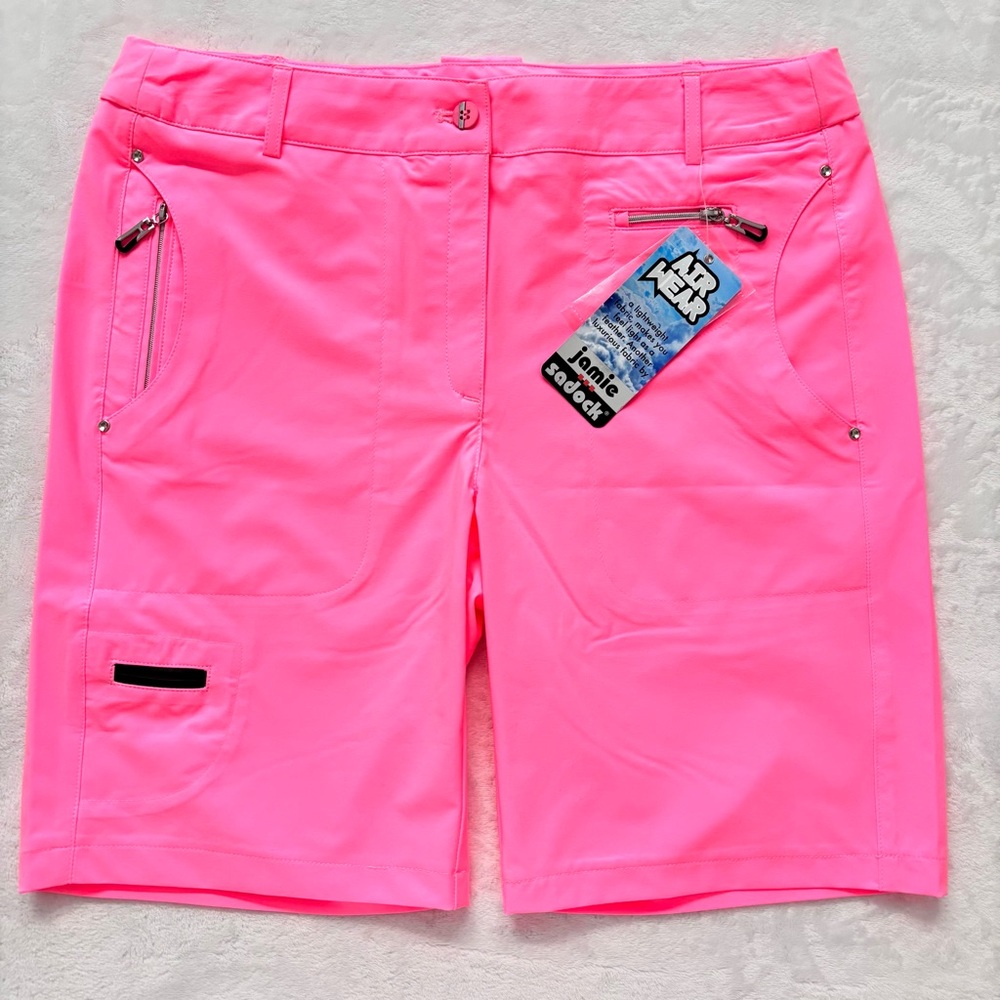JAMIE SADOCK Pink Airwear 19" Golf Shorts--NWT--8
